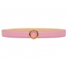 Avvenice - Iris - Premium Leather Belt - Pink - Handmade in Italy - Exclusive Luxury Collection