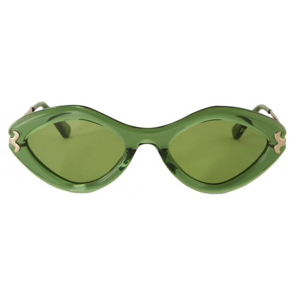 Emilio Pucci - Geometric Sunglasses - Light Green - Sunglasses - Emilio Pucci Eyewear