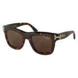 Emilio Pucci - Square Sunglasses - Dark Brown Light Brown - Sunglasses - Emilio Pucci Eyewear