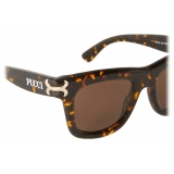 Emilio Pucci - Square Sunglasses - Dark Brown Light Brown - Sunglasses - Emilio Pucci Eyewear