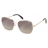 Emilio Pucci - Square Sunglasses - Gold Smoke Grey Black - Sunglasses - Emilio Pucci Eyewear