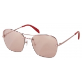 Emilio Pucci - Square Sunglasses - Rose Pink Ruby Red - Sunglasses - Emilio Pucci Eyewear