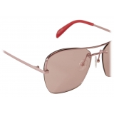 Emilio Pucci - Square Sunglasses - Rose Pink Ruby Red - Sunglasses - Emilio Pucci Eyewear