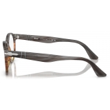Persol - PO3284V - Grigio Striato Sfumato Marrone Striato - Occhiali da Vista - Persol Eyewear