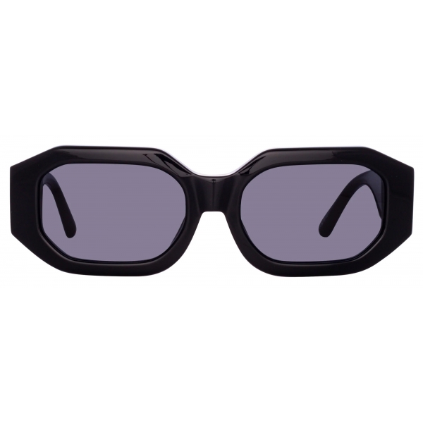 The Attico - Blake Angular Sunglasses in Black - Sunglasses - Official - The Attico Eyewear by Linda Farrow