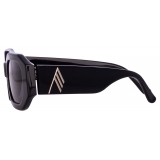 The Attico - Occhiali da Sole Angolari Blake in Nero - Occhiali da Sole - Official - The Attico Eyewear by Linda Farrow