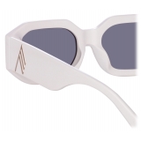 The Attico - Occhiali da Sole Angolari Blake in Bianco - Occhiali da Sole - Official - The Attico Eyewear by Linda Farrow