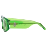 The Attico - Occhiali da Sole Ovali Berta in Verde - Occhiali da Sole - Official - The Attico Eyewear by Linda Farrow