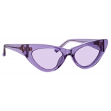 The Attico - Dora D-Frame Sunglasses in Pink - Sunglasses - Official - The Attico Eyewear by Linda Farrow