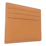 Avvenice - Premium Leather Credit Card Holder - Canyon Pink - Handmade in Italy - Exclusive Luxury Collection