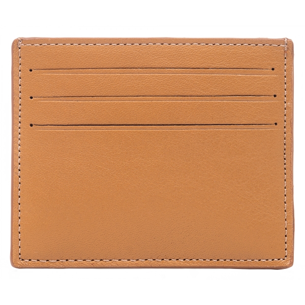 Avvenice - Premium Leather Credit Card Holder - Canyon Fuchsia - Handmade in Italy - Exclusive Luxury Collection