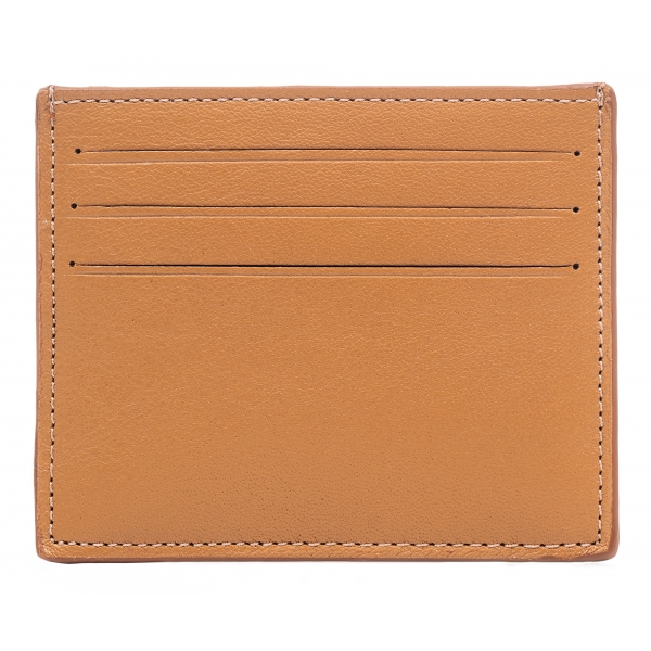 Avvenice - Premium Leather Credit Card Holder - Canyon - Handmade in Italy - Exclusive Luxury Collection