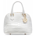 Avvenice - Imperium - Borsa in Coccodrillo - Bianco Perlato - Handmade in Italy - Exclusive Luxury Collection