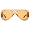 The Attico - Occhiali da Sole Edie Aviator in Sabbia - Occhiali da Sole - Official - The Attico Eyewear by Linda Farrow