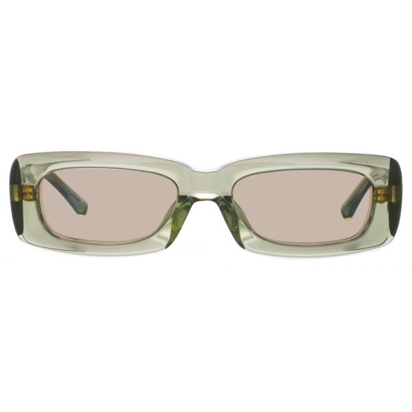 The Attico - Mini Marfa Sunglasses in Military Green - Sunglasses - Official - The Attico Eyewear by Linda Farrow