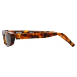 The Attico - Thea Angular Sunglasses in Tortoiseshell - Sunglasses - Official - The Attico Eyewear by Linda Farrow