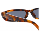 The Attico - Thea Angular Sunglasses in Tortoiseshell - Sunglasses - Official - The Attico Eyewear by Linda Farrow