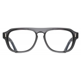 Cutler & Gross - 1319 Aviator Optical Glasses - Dark Grey - Luxury - Cutler & Gross Eyewear