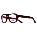 Cutler & Gross - 1319 Aviator Optical Glasses - Bordeaux Red - Luxury - Cutler & Gross Eyewear
