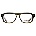 Cutler & Gross - 1319 Aviator Optical Glasses - Olive - Luxury - Cutler & Gross Eyewear