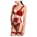 Belarex - Reggicalze Rome - Rosso Scuro - Reggicalze - Lingerie - Luxury Exclusive Collection