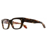 Cutler & Gross - 1391 Rectangle Optical Glasses - Brush Stroke - Luxury - Cutler & Gross Eyewear