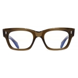 Cutler & Gross - 1391 Rectangle Optical Glasses - Olive - Luxury - Cutler & Gross Eyewear