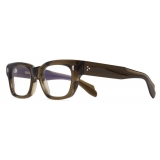 Cutler & Gross - 1391 Rectangle Optical Glasses - Olive - Luxury - Cutler & Gross Eyewear