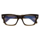 Cutler & Gross - 1391 Rectangle Optical Glasses - Olive - Luxury - Cutler & Gross Eyewear