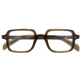 Cutler & Gross - GR02 Rectangle Optical Glasses - Olive - Luxury - Cutler & Gross Eyewear