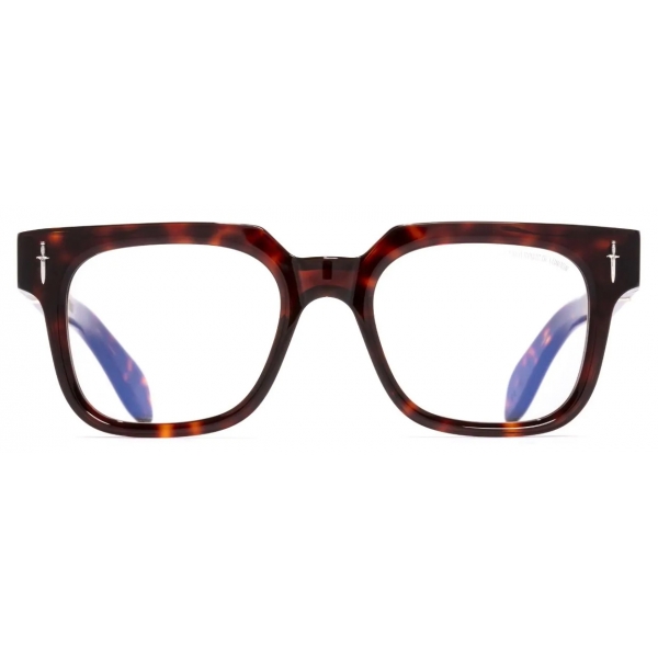 Cutler & Gross - The Great Frog Lucky Diamond II Rectangle Optical Glasses - Dark Turtle - Luxury - Cutler & Gross Eyewear