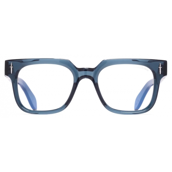 Cutler & Gross - The Great Frog Lucky Diamond II Rectangle Optical Glasses - Deep Blue - Luxury - Cutler & Gross Eyewear