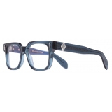 Cutler & Gross - The Great Frog Lucky Diamond II Rectangle Optical Glasses - Deep Blue - Luxury - Cutler & Gross Eyewear