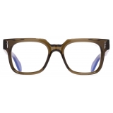 Cutler & Gross - The Great Frog Lucky Diamond II Rectangle Optical Glasses - Olive - Luxury - Cutler & Gross Eyewear