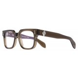 Cutler & Gross - The Great Frog Lucky Diamond II Rectangle Optical Glasses - Olive - Luxury - Cutler & Gross Eyewear