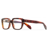 Cutler & Gross - 9289 Rectangle Optical Glasses - Red Havana - Luxury - Cutler & Gross Eyewear