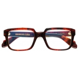 Cutler & Gross - 9289 Rectangle Optical Glasses - Red Havana - Luxury - Cutler & Gross Eyewear