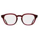 Cutler & Gross - 1380 Blue Light Filter Rectangle Optical Glasses - Burgundy - Luxury - Cutler & Gross Eyewear