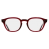 Cutler & Gross - 1380 Blue Light Filter Rectangle Optical Glasses - Burgundy - Luxury - Cutler & Gross Eyewear