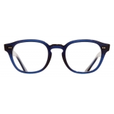 Cutler & Gross - 1380 Blue Light Filter Rectangle Optical Glasses - Classic Navy Blue - Luxury - Cutler & Gross Eyewear