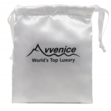 Avvenice - Ciondolo in Pelle Premium - Bianco - Portachiavi - Handmade in Italy - Exclusive Luxury Collection