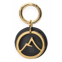 Avvenice - Premium Leather Pendant - Black - Keychain - Handmade in Italy - Exclusive Luxury Collection