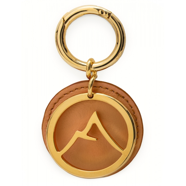 Avvenice - Premium Leather Pendant - Canyon - Keychain - Handmade in Italy - Exclusive Luxury Collection