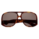 Yves Saint Laurent - Occhiali da Sole SL 652 Solace - Avana Media Nero - Saint Laurent Eyewear