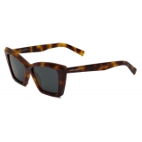 Yves Saint Laurent - SL 657 - Medium Havana Black - Sunglasses - Saint Laurent Eyewear