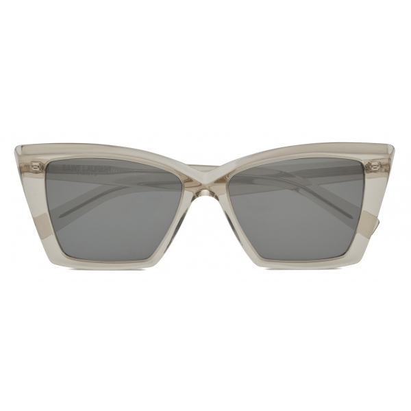 Yves Saint Laurent - SL 657 - Transparent Cream Silver - Sunglasses - Saint Laurent Eyewear