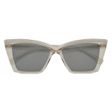 Yves Saint Laurent - SL 657 - Transparent Cream Silver - Sunglasses - Saint Laurent Eyewear