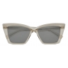 Yves Saint Laurent - SL 657 - Transparent Cream Silver - Sunglasses - Saint Laurent Eyewear