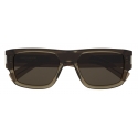 Yves Saint Laurent - Occhiali da Sole SL 659 - Tortora Trasparente Argento Grigio - Saint Laurent Eyewear