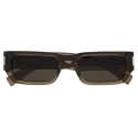 Yves Saint Laurent - Occhiali da Sole SL 660 - Tortora Trasparente Argento Grigio - Saint Laurent Eyewear